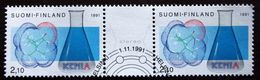 Finland 1991 The 100th Anniversary Of The Foundation Of The Chemical Technology Association MiNr.1202-5(O)( Lot KS 442) - Used Stamps