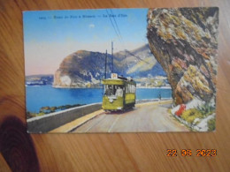 Nice. Route De Nice A Monaco. La Baie D'Eze. Lemaitre 1023 - Straßenverkehr - Auto, Bus, Tram