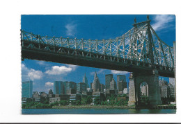 CPA THE QUEENSBORO BRIDGE (voir Timbre) - Bruggen En Tunnels