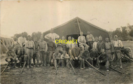 92 Mont-Valérien, Carte Photo De Militaires Du 103ème Assis Sur Des Mitrailleuses, 1921 - Mont Valerien