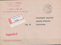Tschechoslowakei CSSR - Einschreibebrief (Porto Pauschalisiert) 1978 Aus Český Krumlov (Krumau) - Briefe U. Dokumente