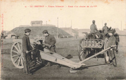 FRANCE - Le Creusot - Usines Schneider - Essai D'un Obusier De 150mm - Carte Postale Ancienne - Autun