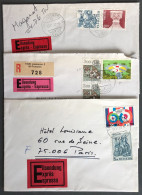 Suisse, Lot De 3 Enveloppes Par EXPRES - (B2394) - Postmark Collection