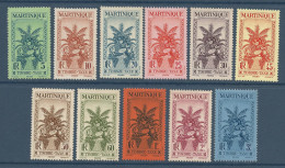 MARTINIQUE Série Complète N° 12 à 22  NEUF**  SANS CHARNIERE / Centrage Choisi / Hingeless / MNH - Portomarken