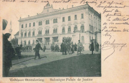 Grèce - Salonique - Palais De Justice - Animé  - Benroubi - Carte Postale Ancienne - Grecia