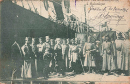 Grèce - L'armée Serbe Transportée à Salonique - Animé - Benroubi - Carte Postale Ancienne - Griechenland