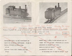 Catalogue PMP P.M.P. 1949-50 Chemins De Fer Electriques ècartement HO - Französisch