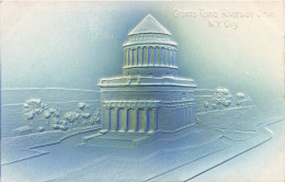 Etats Unis - New York - Grant's Tomb Riversice Drive - Relief Colorisé  - Carte Postale Ancienne - Altri Monumenti, Edifici