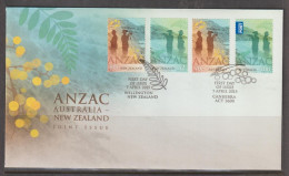 Australia ANZAC Joint Issue With New Zealand FDC - Emissions Communes