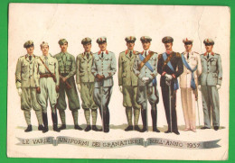 Granatieri Uniformi 1937 Museo Storico Di Sardegna Military Uniforms Uniformes Militaires Viaggiata 1976 - Uniformes