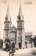 Viet Nam - Saïgon - La Cathédrale - Animé - Collection HB  - Carte Postale Ancienne - Viêt-Nam