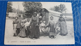 Annecy , Famille De Vanniers , Roulotte , Métier , Carte Rare , Dos 1900 - Annecy