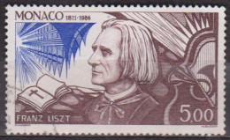 Musque - MONACO - Franz Liszt, Compositeur - N° 1548 - 1986 - Used Stamps