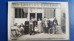 Carte Photo épicerie Liqueurs Vins - Winkels