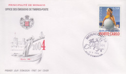 Enveloppe  FDC  1er  Jour   MONACO     EUROPA   2004 - 2004