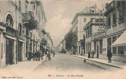 FRANCE - Annecy - La Rue Royale - Animé - Carte Postale Ancienne - Annecy