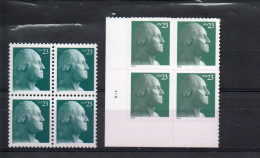ETATS-UNIS / / N° 3359 Et 3526 En Bloc De Quatre NEUF * * - Unused Stamps