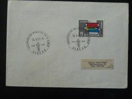 Organisation Mondiale De La Santé OMS WHO Oblitération Sur Lettre Postmark On Cover Suisse 1957 - WHO