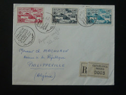 FDC Recommandée Registred Exposition Universelle De Bruxelles Maroc 1958 - 1958 – Bruselas (Bélgica)