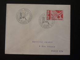 Exposition Philatelique Europa Oblitération Sur Lettre Postmark On Cover Paris 1965 - 1965