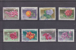 EL SALVADOR - O/ FINE CANCELLED - 1965 - FLOWERS   Yv. 698/700, 702, PA 194/5, 197/8     Mi. 888/90, 892, 893/4, 896/7 - Salvador