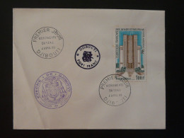 FDC Cathedrale De Djibouti Afars Et Issas 1969 (ex 3) - Lettres & Documents