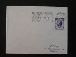 Journée Mondiale Des Télécommunications UIT Flamme Sur Lettre Postmark On Cover Monaco 1970 - Postmarks