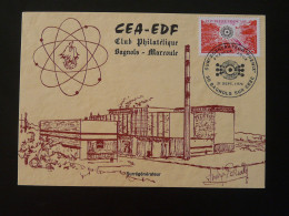 Carte Maximum Card Surregenerateur Phenix CEA-EDF Bagnols 30 Gard 1974 (ex 2) - Atomo