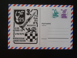 Entier Postal Stationery Card Rakete Rocket Kaserne Wagenfeld Allemagne Germany 1975 - Cartes Postales Privées - Neuves