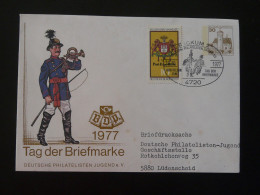 Entier Postal Stationnery Postal History Tag Der Briefmarke Beckum 1977 - Briefomslagen - Gebruikt