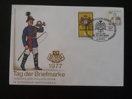 Entier Postal Stationnery Postal History Tag Der Briefmarke Uberhausen 1977 - Buste - Usati