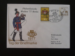 Entier Postal Stationnery Postal History Tag Der Briefmarke Berlin 1977 - Buste - Usati