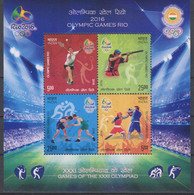 Olympics 2016 - Shooting - Boxing - INDIA - S/S MNH - Verano 2016: Rio De Janeiro