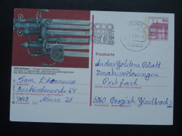 Entier Postal Stationery Card épée Sword Allemagne Germany 1984 - Fencing