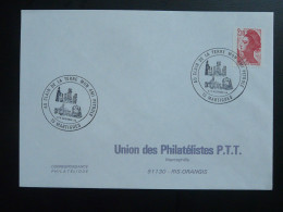 Pétrole Petroleum Oil Oblitération Sur Lettre Postmark On Cover Martigues 13 Bouches Du Rhone 1984 - Aardolie