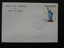 FDC Centenaire Statue De La Liberté Statue Of Liberty Congo 1985 - FDC