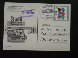 Carte Commemorative Card Kassbohrer Omnibus Ulm Allemagne Germany 1991 (ex 2) - Busses