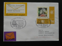 Martin Luther Oblitération Sur Lettre Postmark On Cover Dortmund Allemagne Germany 1996 - Theologen