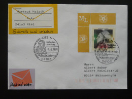 Martin Luther Oblitération Sur Lettre Postmark On Cover Kiel Allemagne Germany 1996 - Théologiens