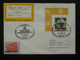 Martin Luther Oblitération Sur Lettre Postmark On Cover Erfurt Allemagne Germany 1996 - Theologians