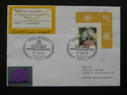 Martin Luther Oblitération Sur Lettre Postmark On Cover Eisenach Allemagne Germany 1996 - Theologians