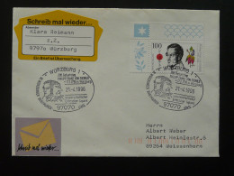 Philipp Franz Von Siebold Oblitération Sur Lettre Postmark On Cover Wurzburg Allemagne Germany 1996 - Natur