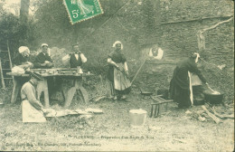 CPA CP Ploërmel Préparation D'un Repas De Noce - Ploërmel