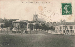 FRANCE - Sézanne - Place Du Champ Benoit - Carte Postale Ancienne - Sezanne