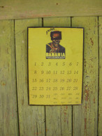 Plaque Décorative Calendrier Banania - Plaques En Tôle (après 1960)