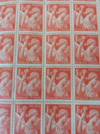 Iris 1f50 N° 435 - Timbre France Poste Rare Block - 1939-44 Iris