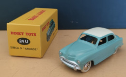 Simca 9 Aronde Bleu Blanc Dinky Toys Atlas 1:43 - Dinky