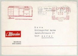 Schweiz / Helvetia 1971, Brief Freistempel / EMA / Meterstamp Maxim Aarau, Küchen / Cuisines / Kitchen - Usines & Industries