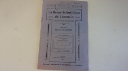 LIMOUSIN 1921 REVUE SCIENTIFIQUE  LOYS GUYON HISTOIRE DE LOUP NE A DOLE FIXE A UZERCHE CHATEAU NAUCHE VIGEOIS CORREZE - Limousin