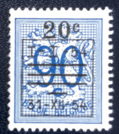 België - Belgique - C18/20 - 1954 - (°)used - Michel 988 - Cijfer Op Heraldieke Leeuw + Opdruk - Typos 1951-80 (Chiffre Sur Lion)